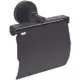 IS-Papierrollenhalter-IOM-mit-Deckel-Silk-Black-A9127XG gallery number 2